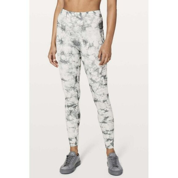 Lululemon Pants - NWT Lululemon Wunder Under Hi-Rise Tight *Shibori 28" Dual Shibori Antique Sz 6